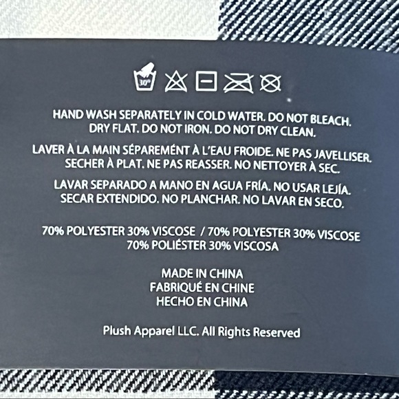 Plaid Scarf [NWT — Plush Apparel] - Picture 6 of 7